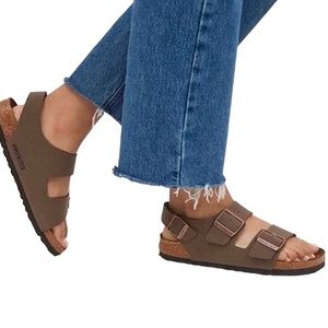 COPY - BIRKENSTOCK Milano Tobacco Brown BirkoFlor Sandals